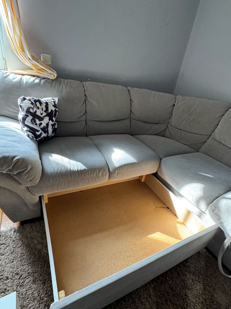 Naroznik sofa kanapa narozna z funkcja spania 2,65x2,15