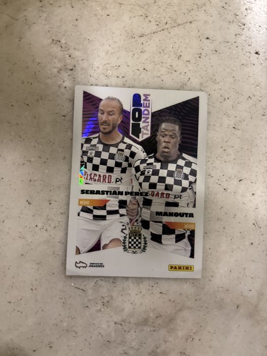 Carta Panini Top Tandem – Sebastián Pérez & Makouta | Boavista