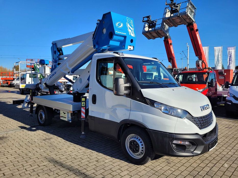 iveco zwyżka podnośnik koszowy 27 m multitel cmc tb260 socage renault
