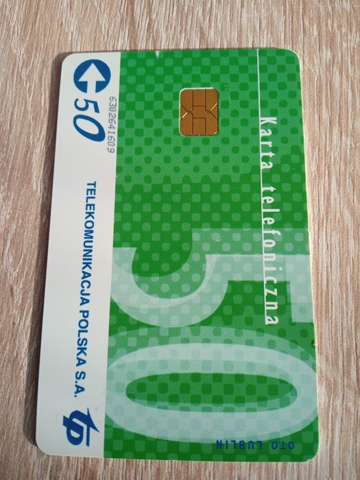 Wizytówka - karta telefoniczna chipową - Kasprowicz