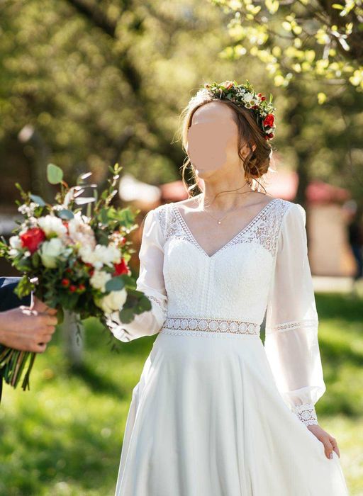 Suknia ślubna rustykalna Dama Couture - Layla