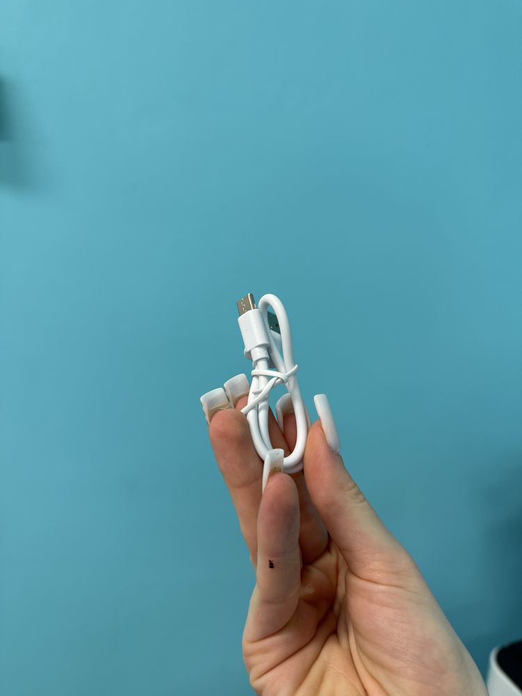 biały kabel usb – micro usb do ładowania / c danych, uniwersalny