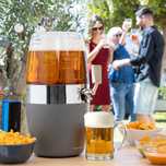 Dispensador de Bebidas Refrigerante 4L com Compartimento de Gelo