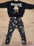 Komplet Zara: bluza, leginsy roz. 98