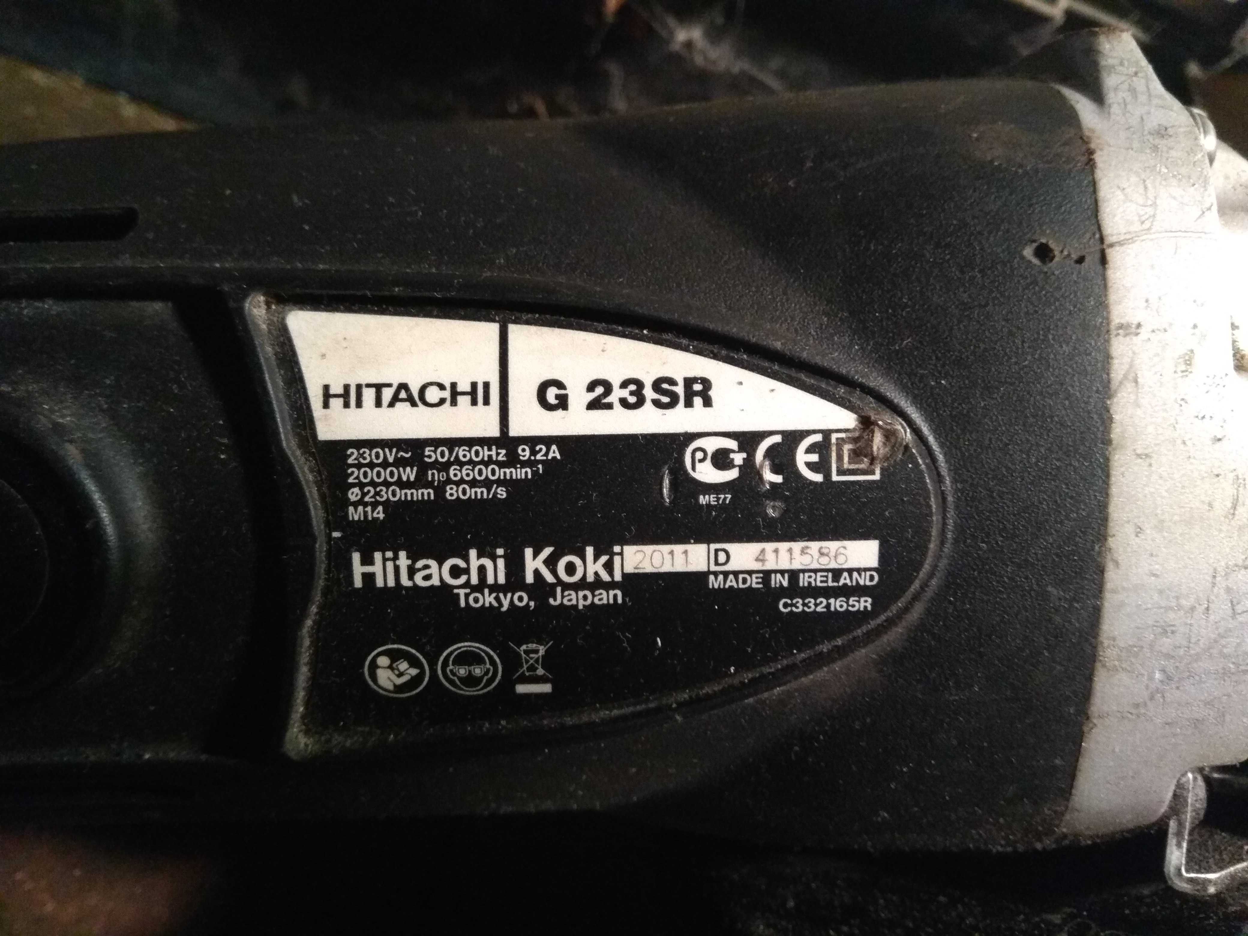 Угловая шлифмашина (Болгарка) Hitachi G23SR