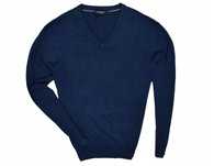 Hackett Bawełniany Sweter Męski Z Dodatkiem Jedwabiu 20% L