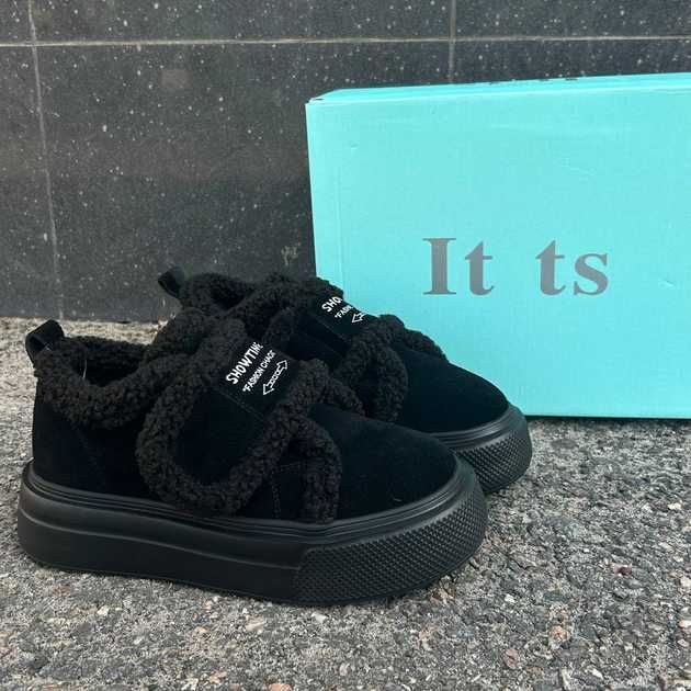 Зимові черевики натур замш зимние криперы, зимние ботинки тедди 36-41р