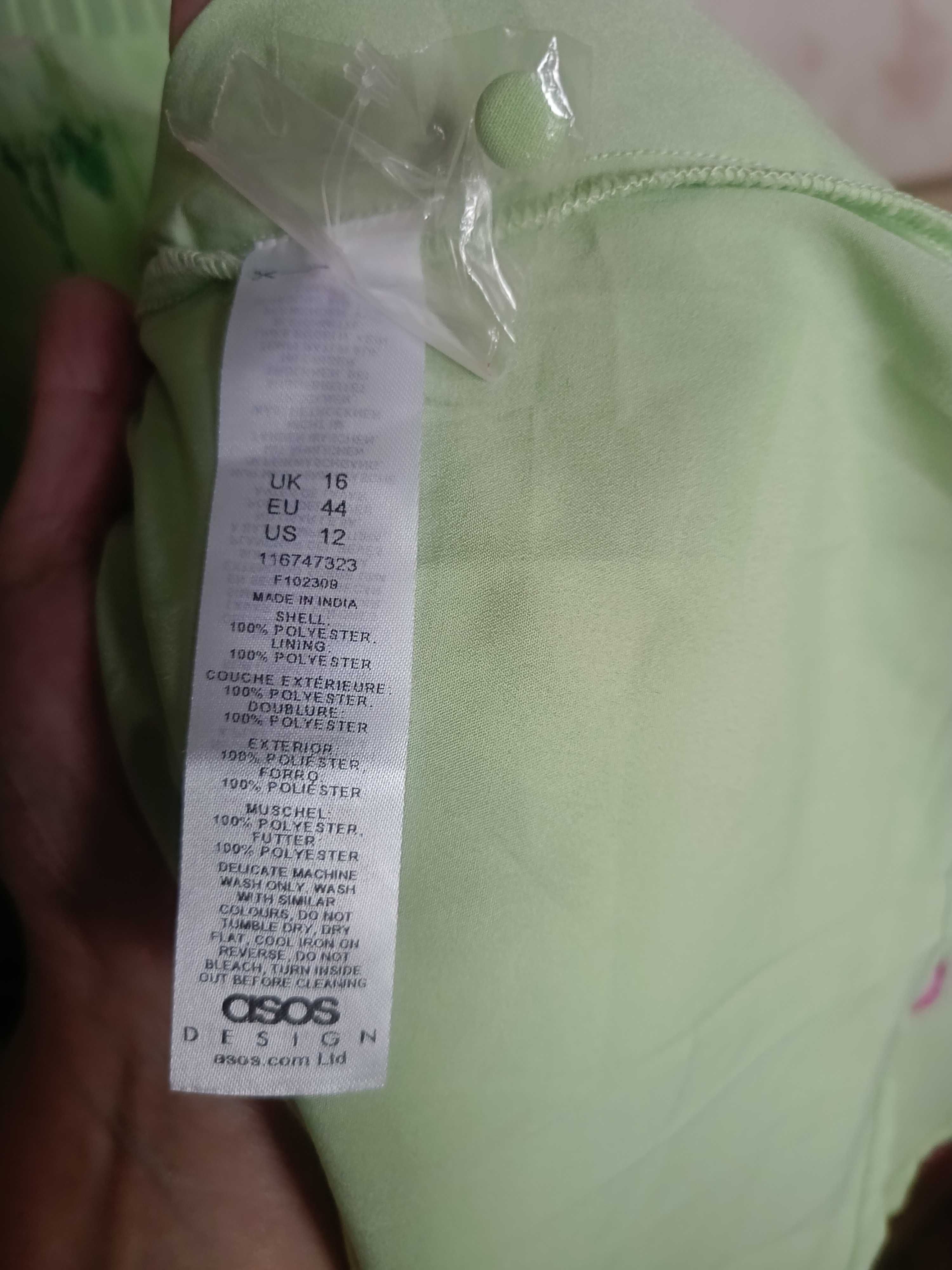 Шифоновое платье, макси длина. ASOS DESIGN