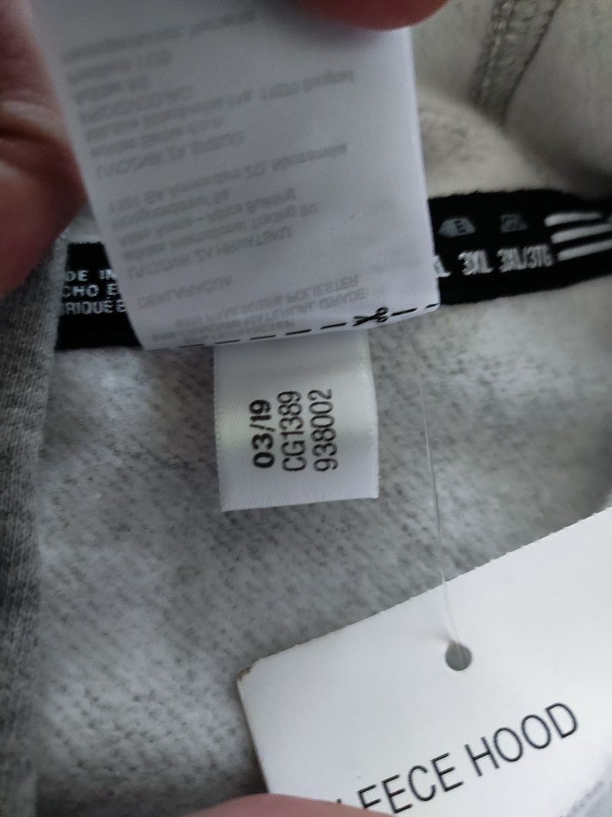 L Adidas чоловіча толстовка на флісі