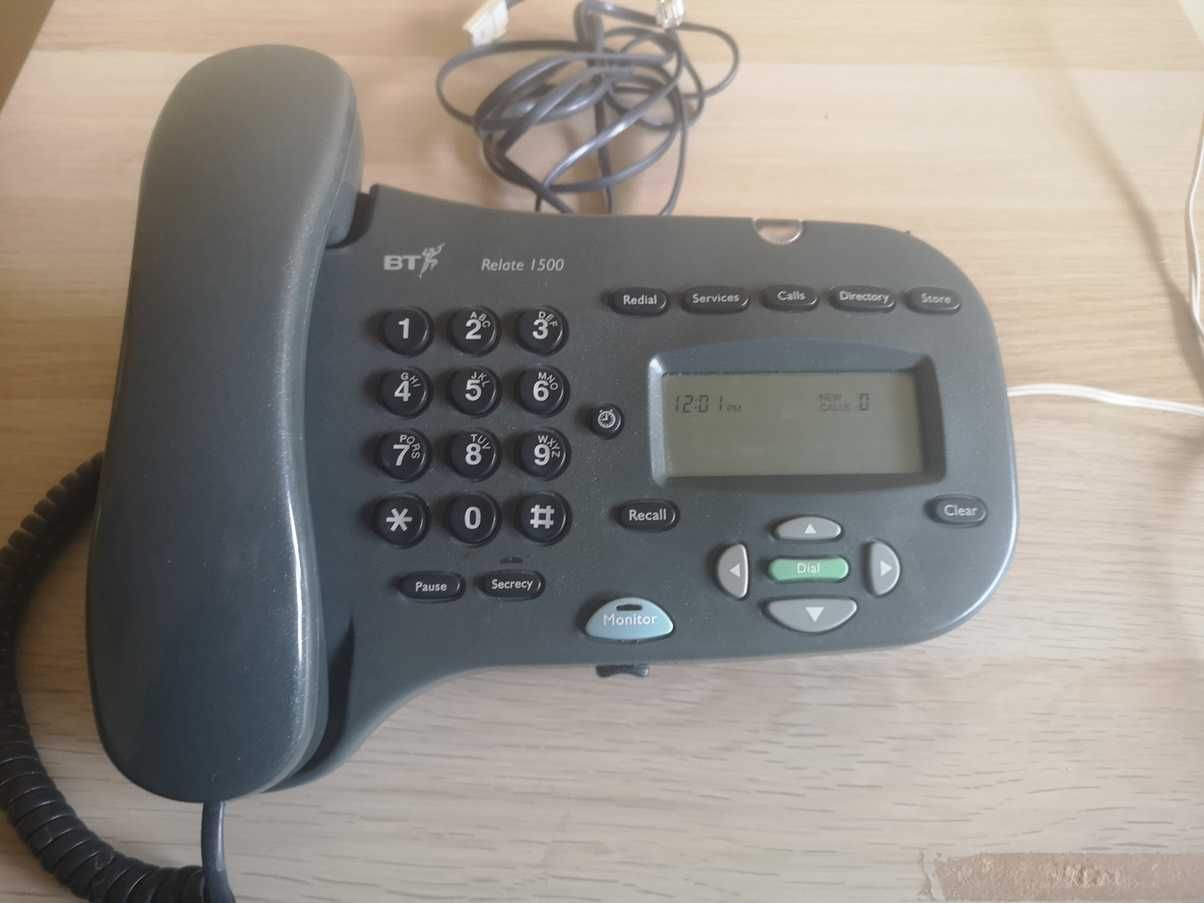 biurowy telefon stacjonarny z LCD BT Relate 1500