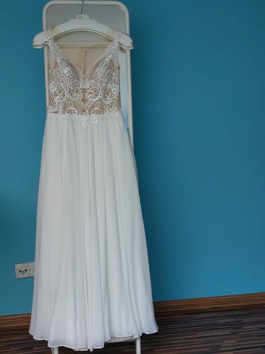 Piękna Suknia Ślubna - GRATISY w zestawie