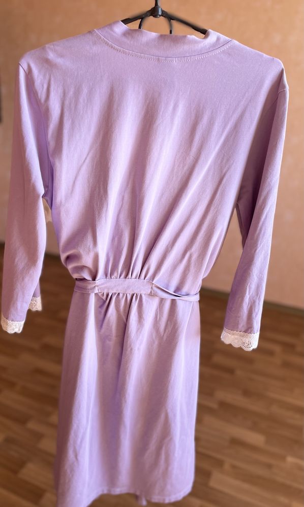 Комплект халат и ночнушка для беременных и кормящих мам