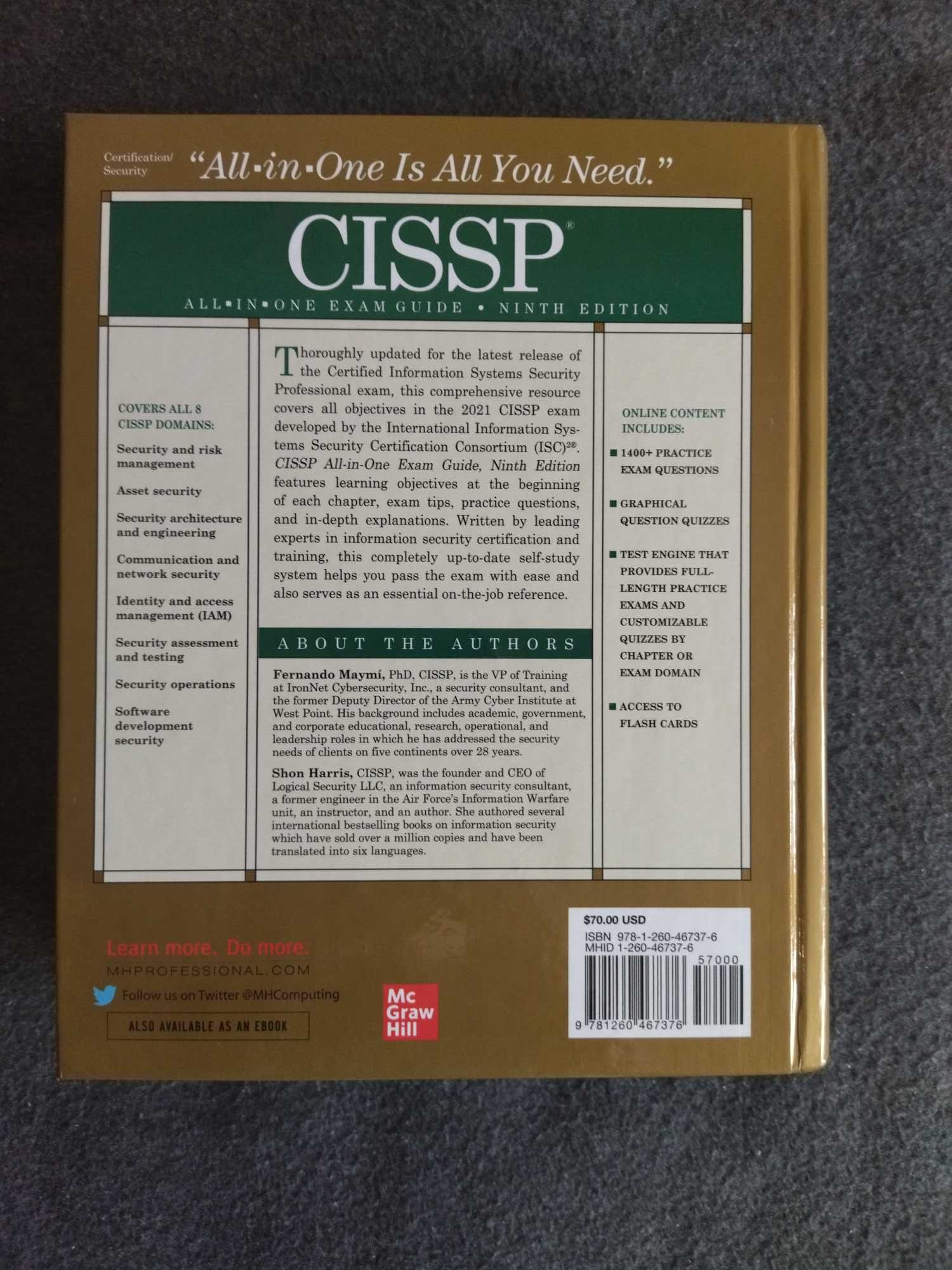 Cissp All-In-One Exam Guide, Ninth Edition