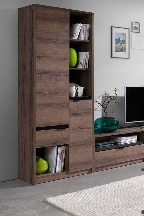 Regał 200x80x40 (dąb monastery) Nowy