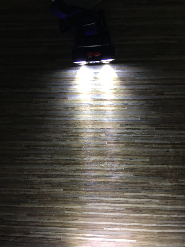 Latarka Czołowa 5 Led 4 Tryby świecenia.