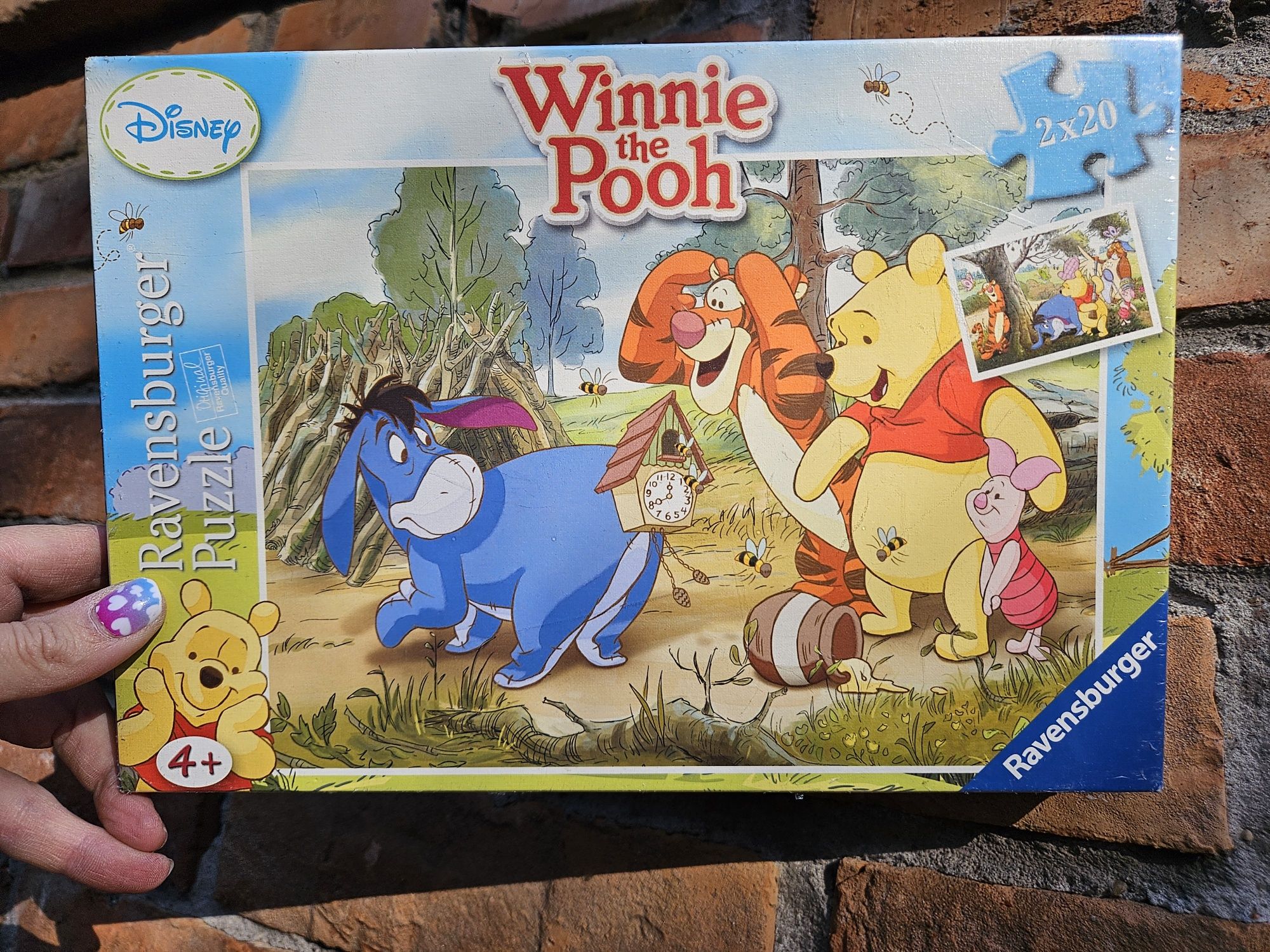 Kubuś Puchatek 2x20 Puzzle Rabensburger #KupMiChceTo zabawki gry