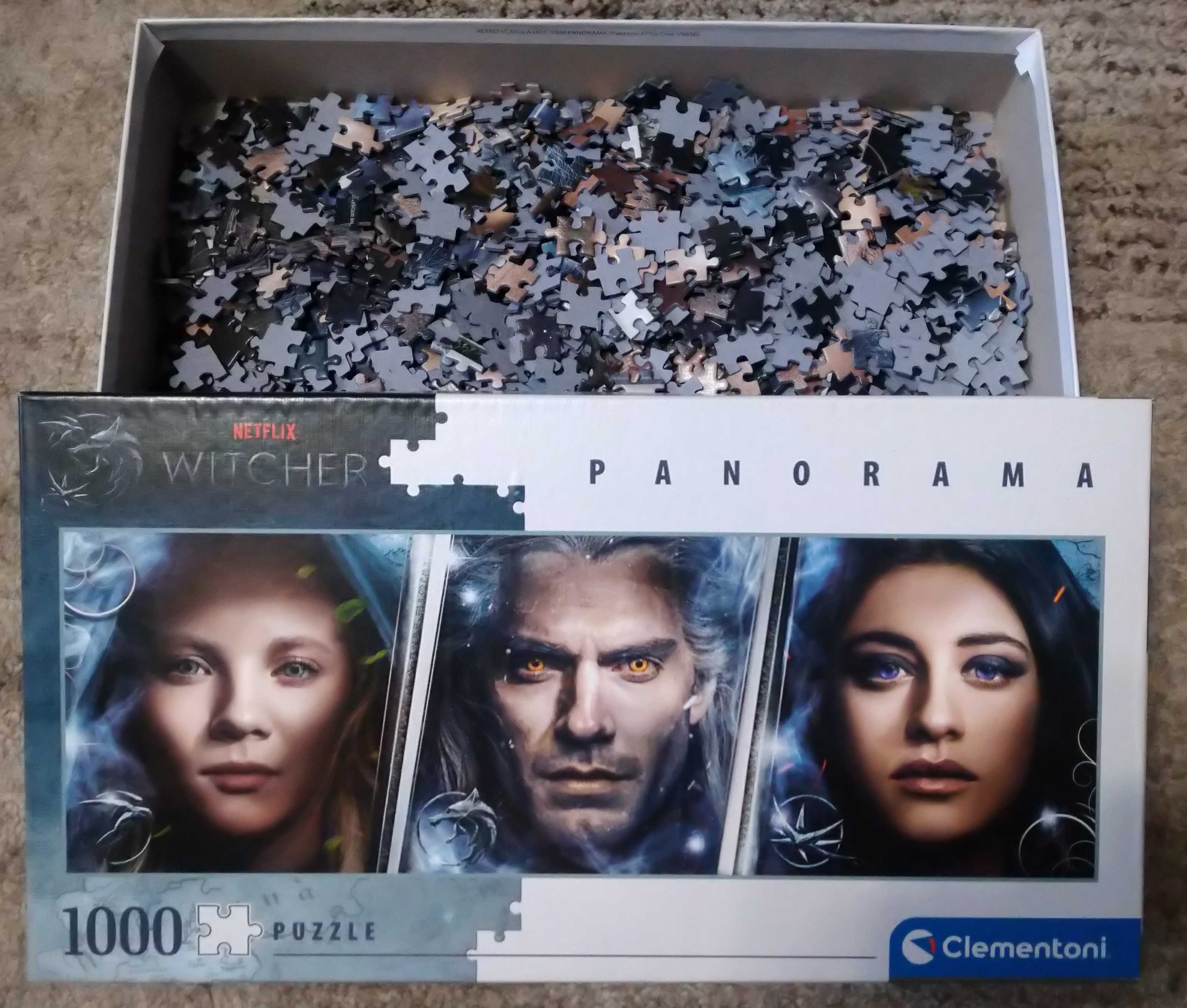 Puzzle 1000 elementów Panorama Wiedźmin