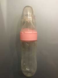 Ложка-бутылка силиконовая для прикорма