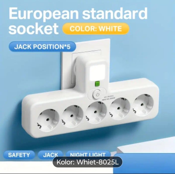 Listwa zasilająca 5 gniazd