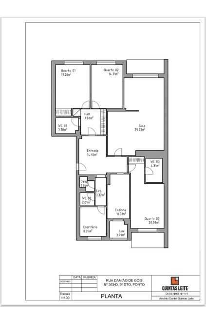 Magnífico apartamentoT4, na Av. Brasil.