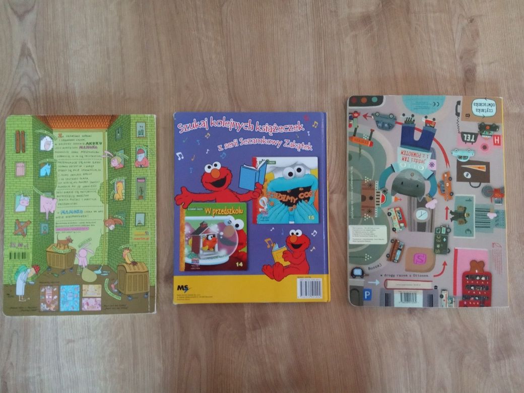 Książki obserwacyjne książeczki Mamoko Elmo