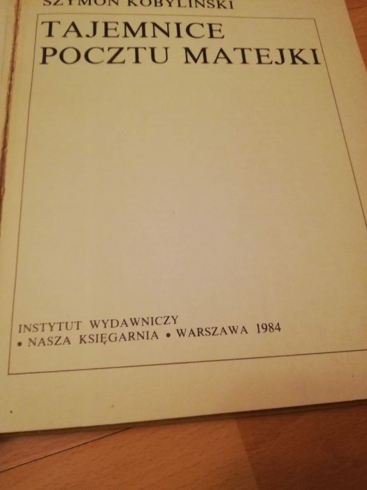 Szymon Kobyliński - Tajemnice Pocztu Matejki, Nasza Księgarnia