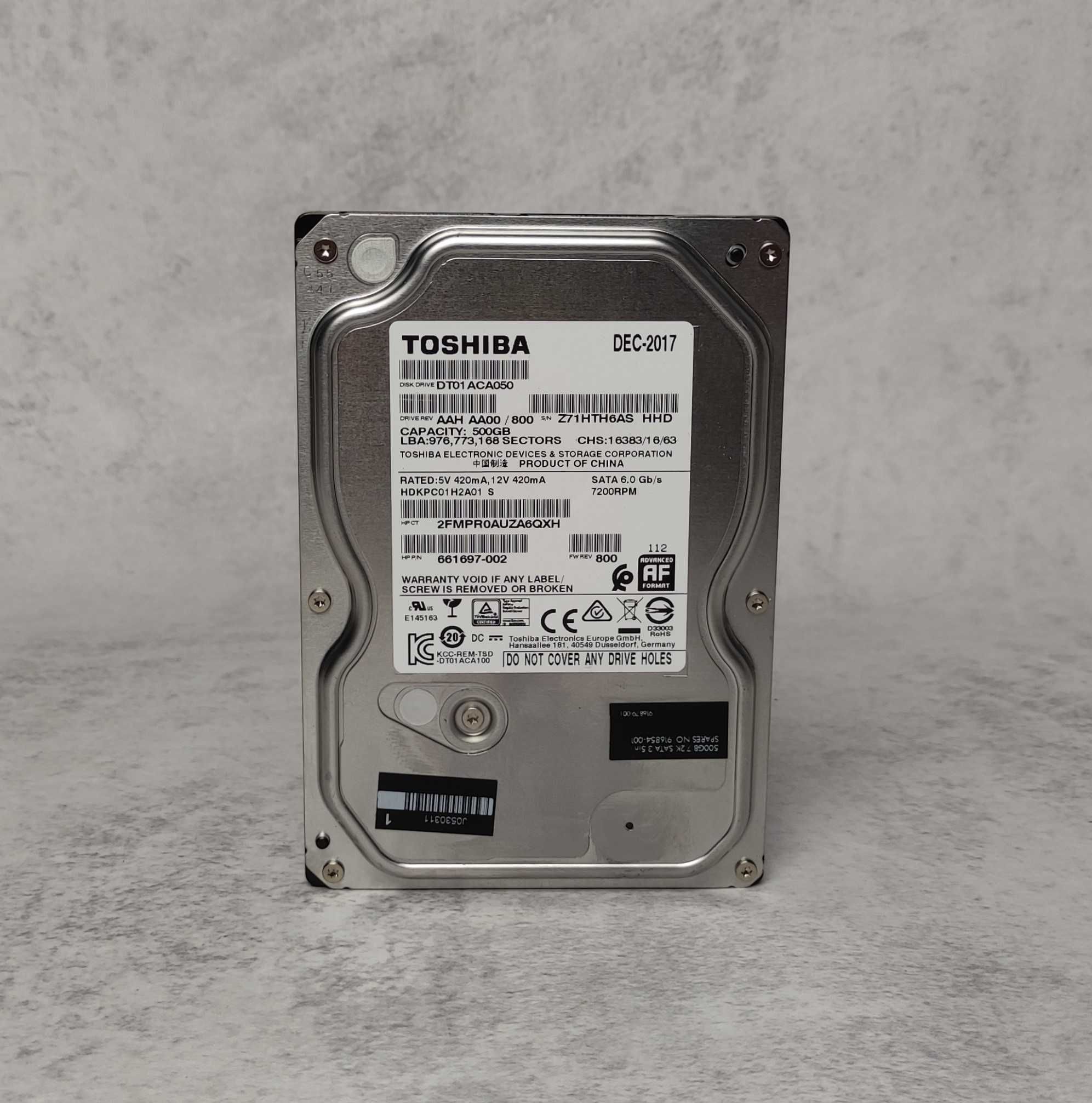 HDD 3.5 500GB | Жорсткий диск Western Digital Blue/Гарантія 12 міс