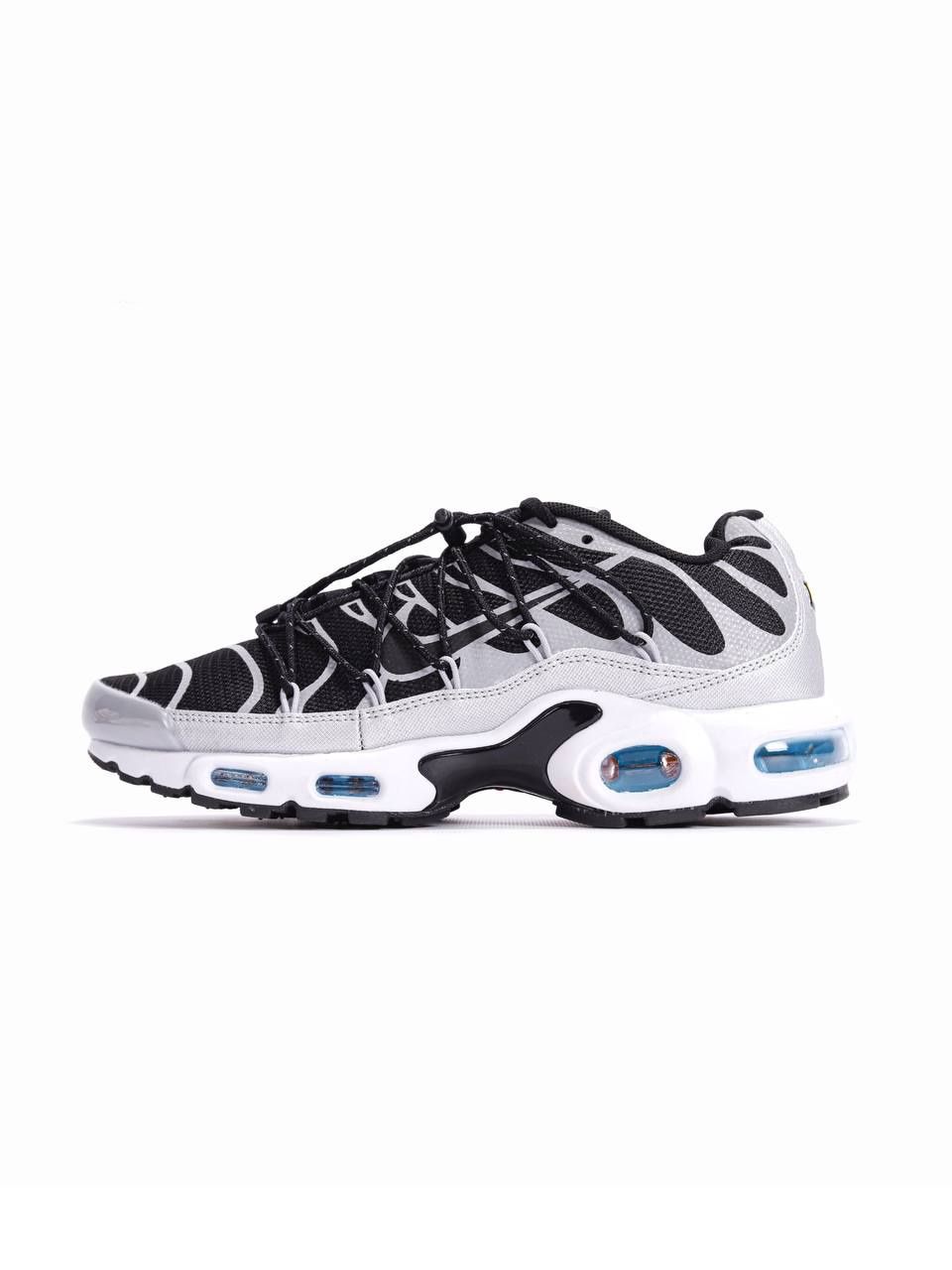 Кросівки Nike Air Max Tn Plus Lace Toggle (сірі з чорним)