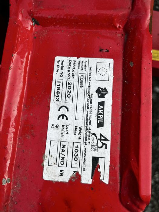 Pług obrotowy akpil mix due 3+1 4 skibowy