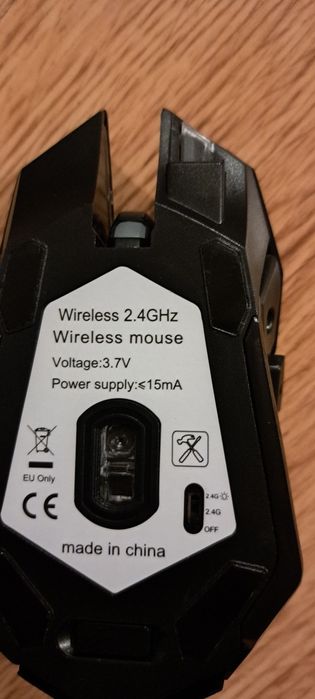 Mysz gamingowa, bezprzewodowa -podświetlana-Apio Dragon