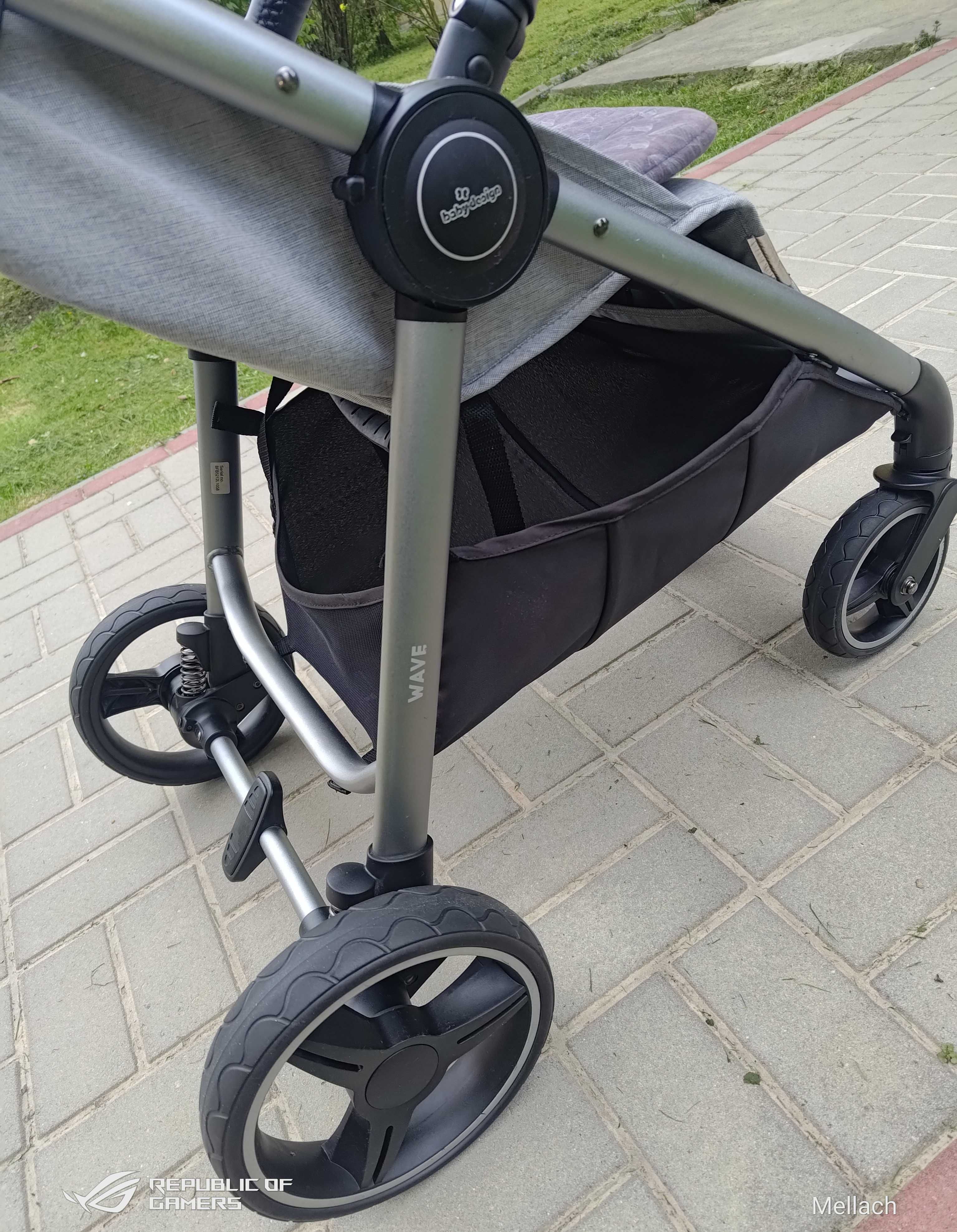 Wózek dziecięcy Baby Design WAVE jak nowy.