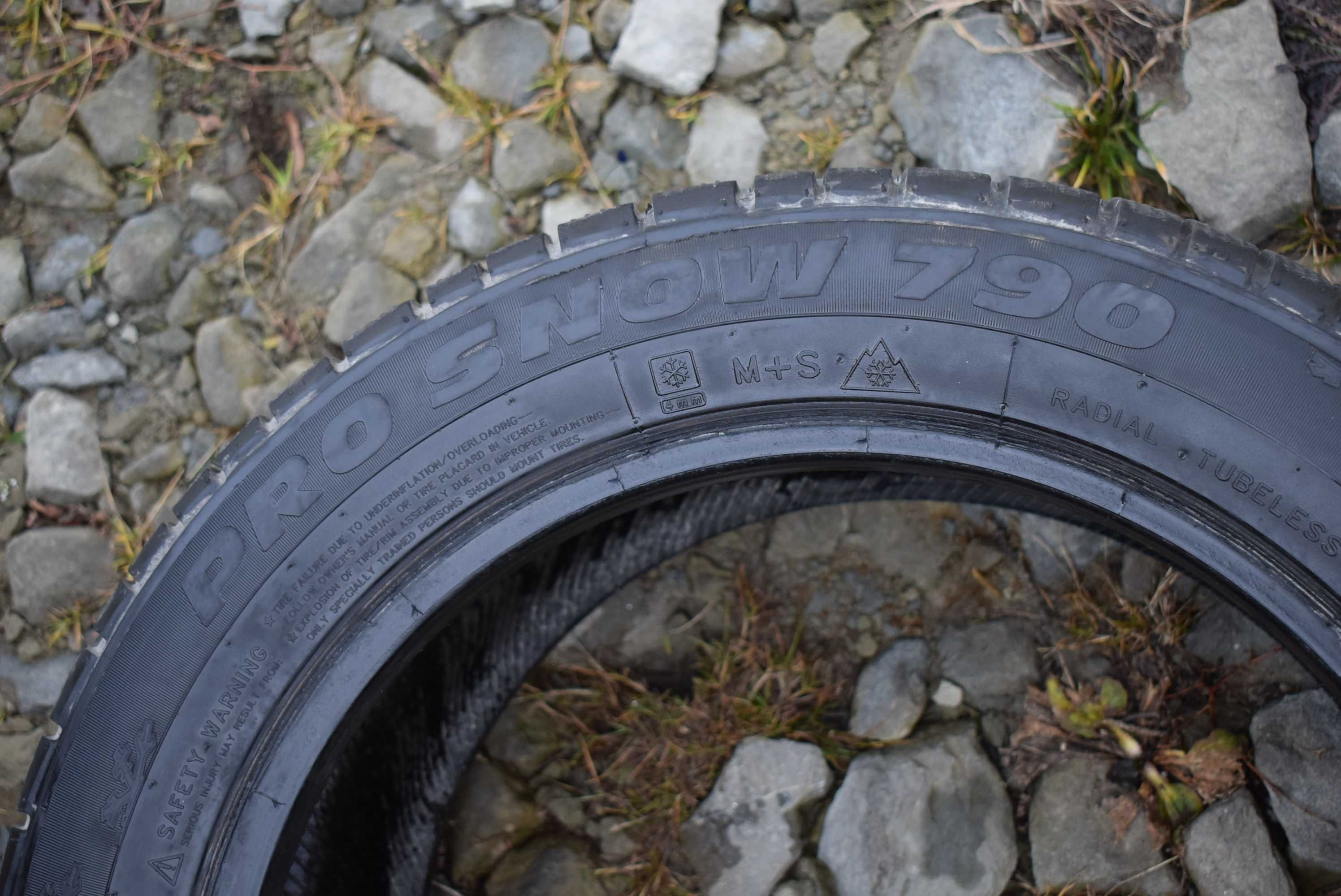 2x opona Profil Pro Snow 790 245/45 R17 6.5 mm 16r.