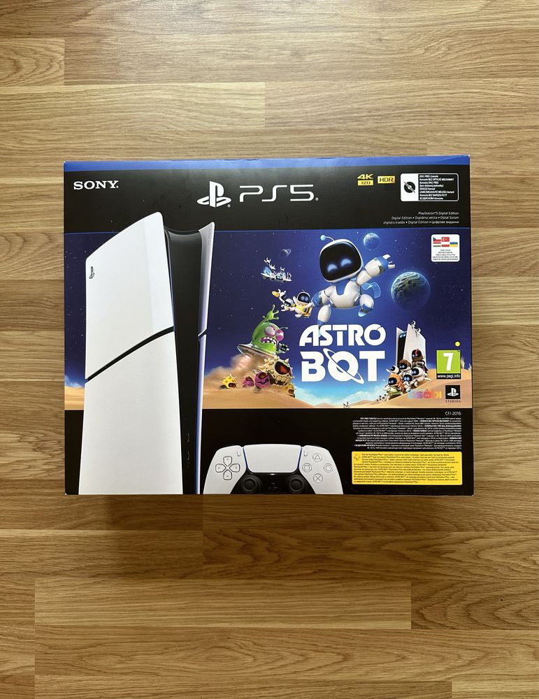 PS5 slim з кодом на гру “Astro bot”