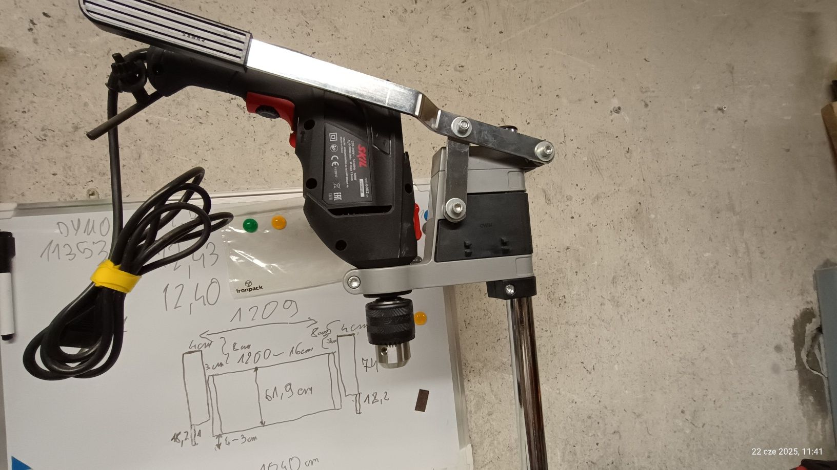 Stojak wiertarski Powerfix wiertarka z udarem Skil 500w z udarem BDB
