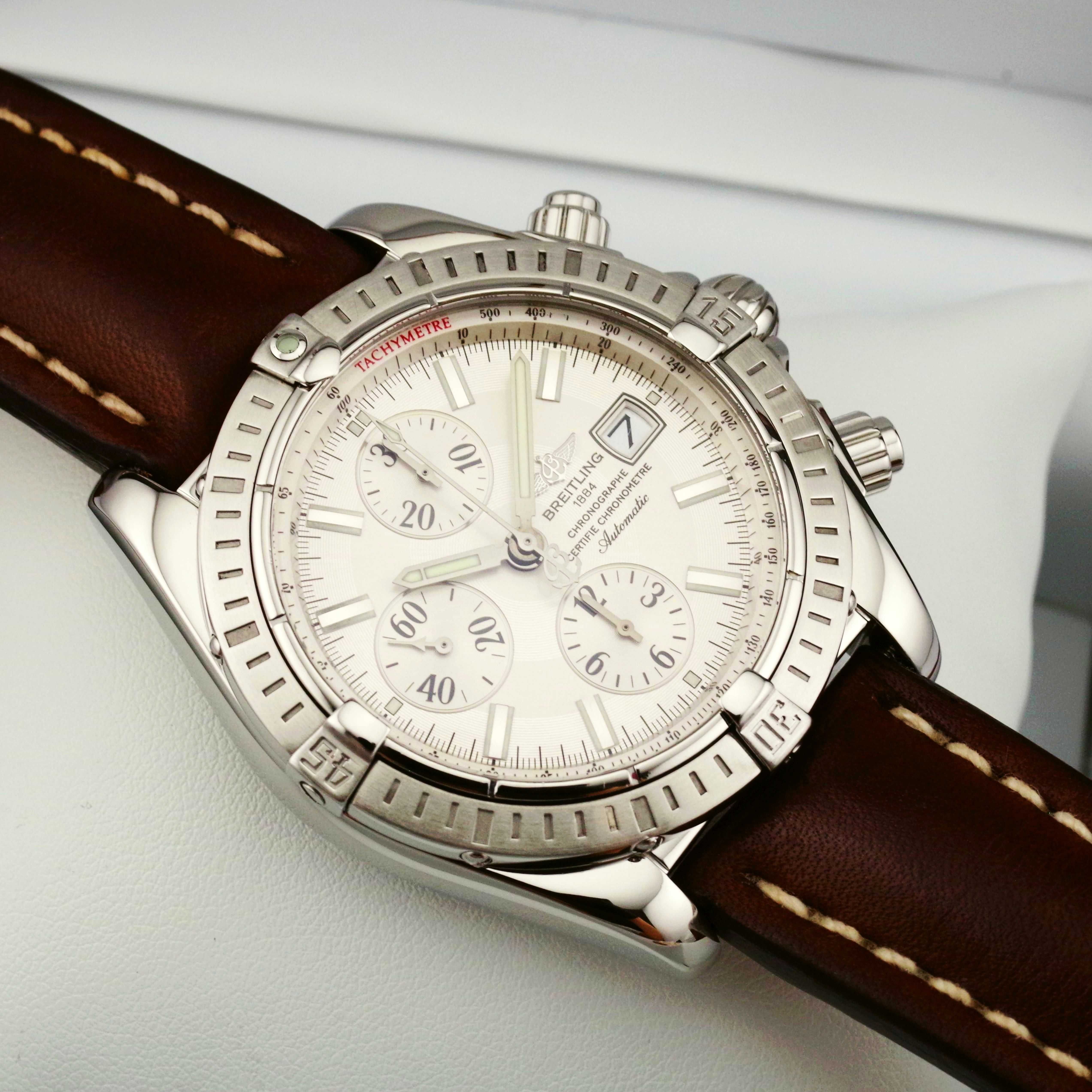 BREITLING Chronomat 44 AUTOMATIC Ref. A13356 zegarek męski FULL SET'07