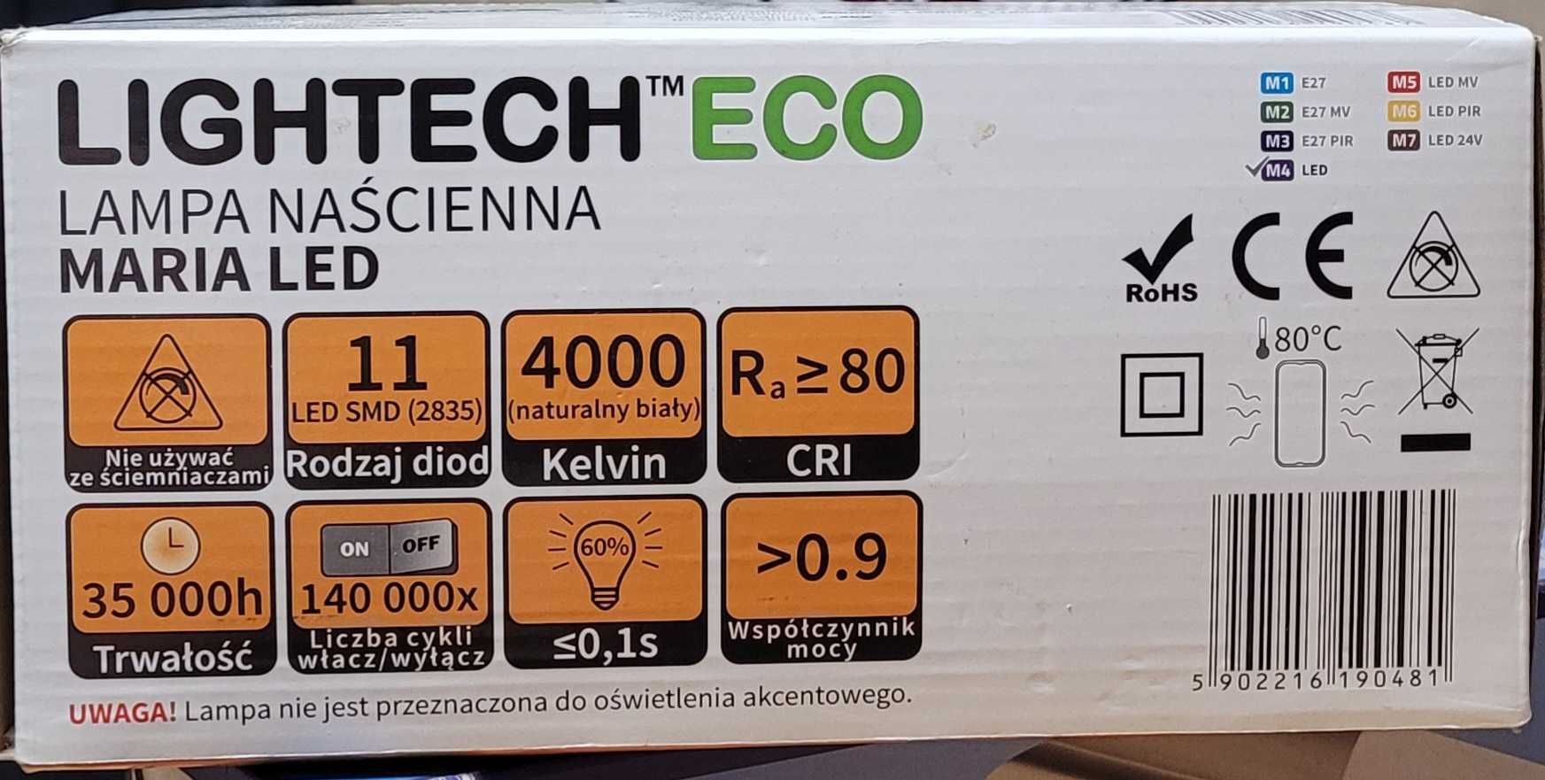 Lampa naścienna Maria Led Lightecheco