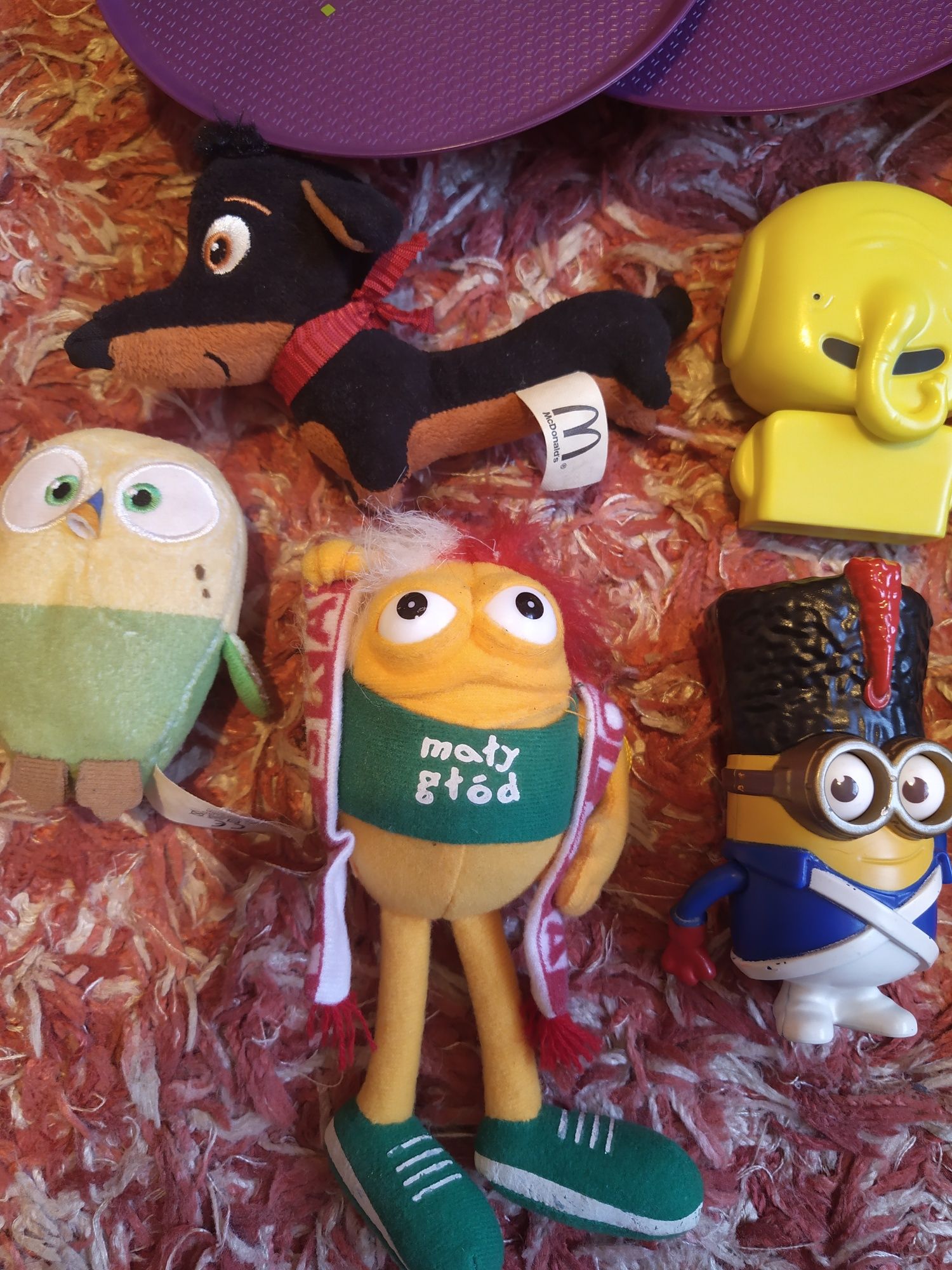 McDonald's 9 sztuk zabawki figurki nerf minionek szeregowy