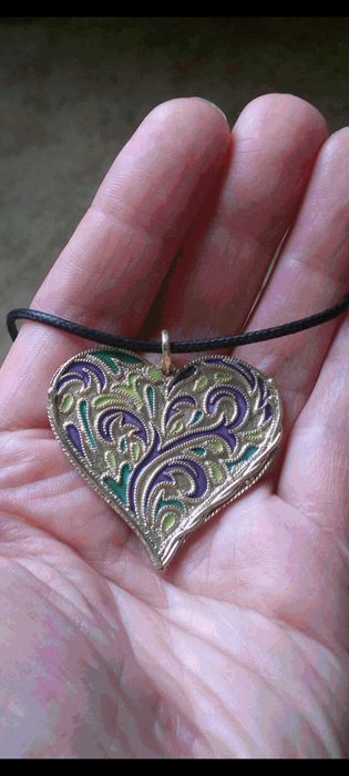 Двосторонній кулон: «Анатомія закоханого серця». Ексклюзив.