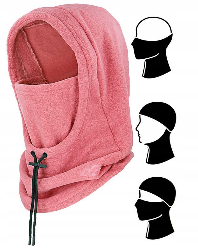 4f Kominiarka Polarowa Gruba Kaptur rozm L/xl