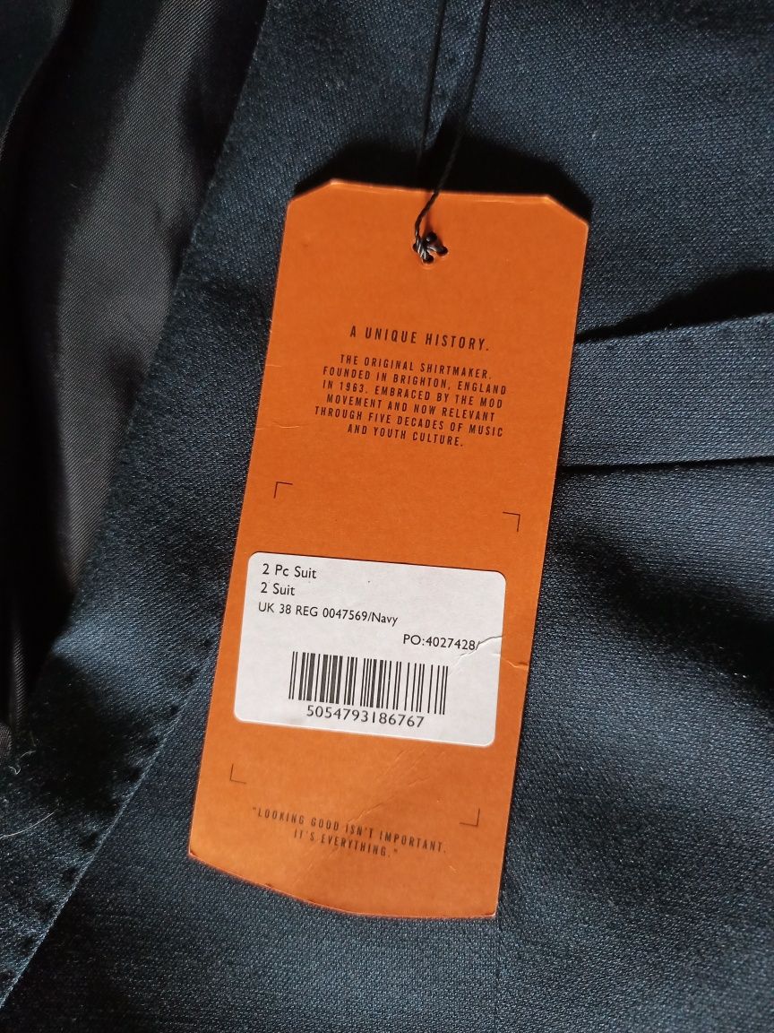 Піджак Ben Sherman 38R Navy, новий.