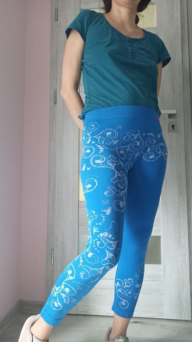 Odzież termoaktywna, sportowe legginsy Kari Traa rozm M
