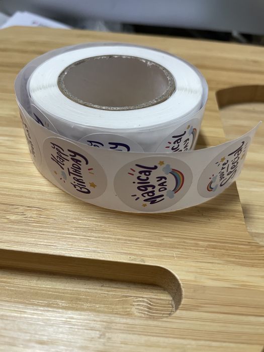 Autocolantes / Stickers em rolo para Festas / Negócio.