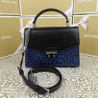 Шкіряна сумка Michael Kors sloan md black оригінал Майкл Корс