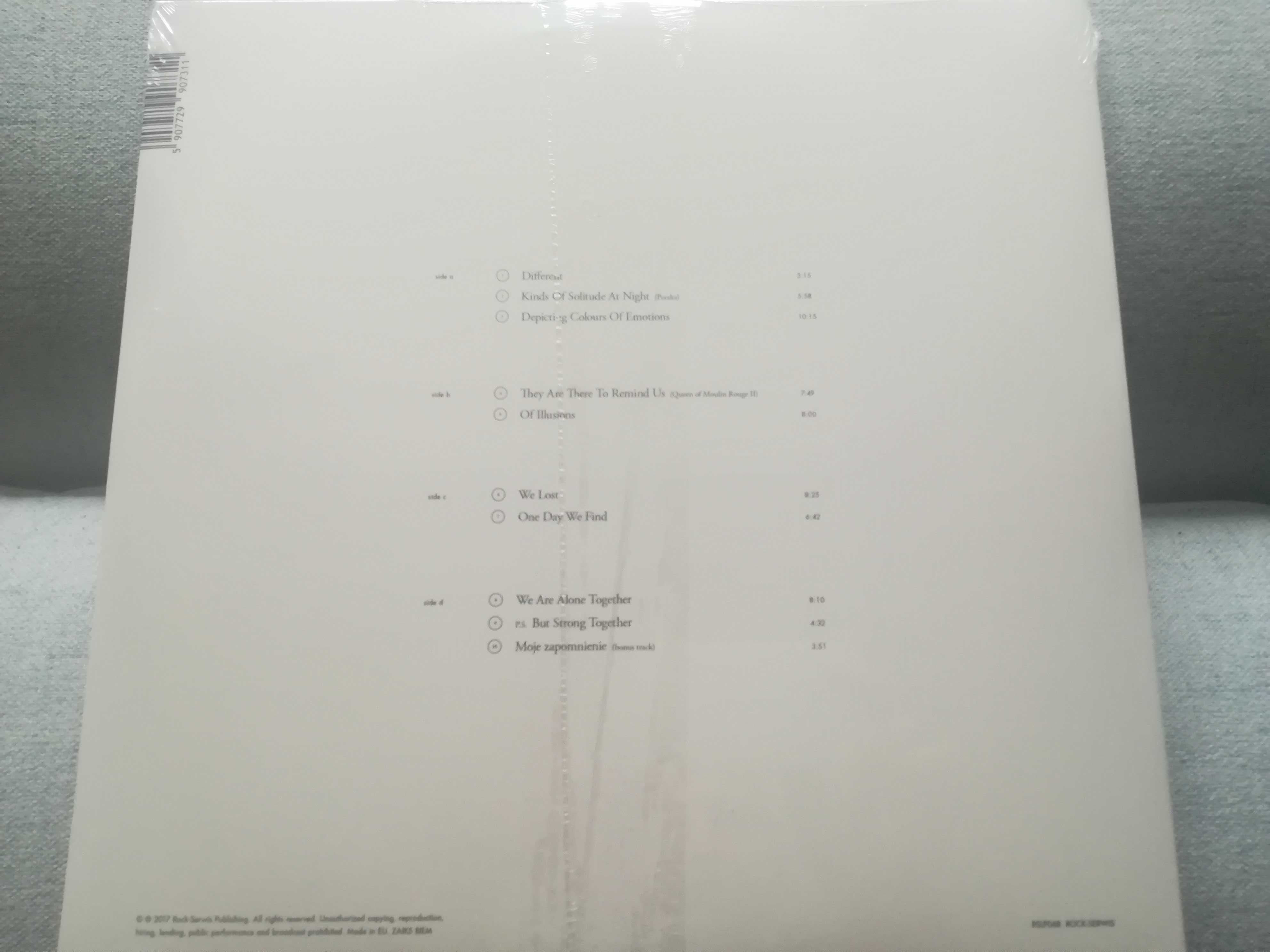 Quidam, Alone Together 2LP, płyta winylowa, 2 białe winyle prog rock!