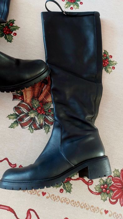 Стильні демисен чобітки натуральна шкіра