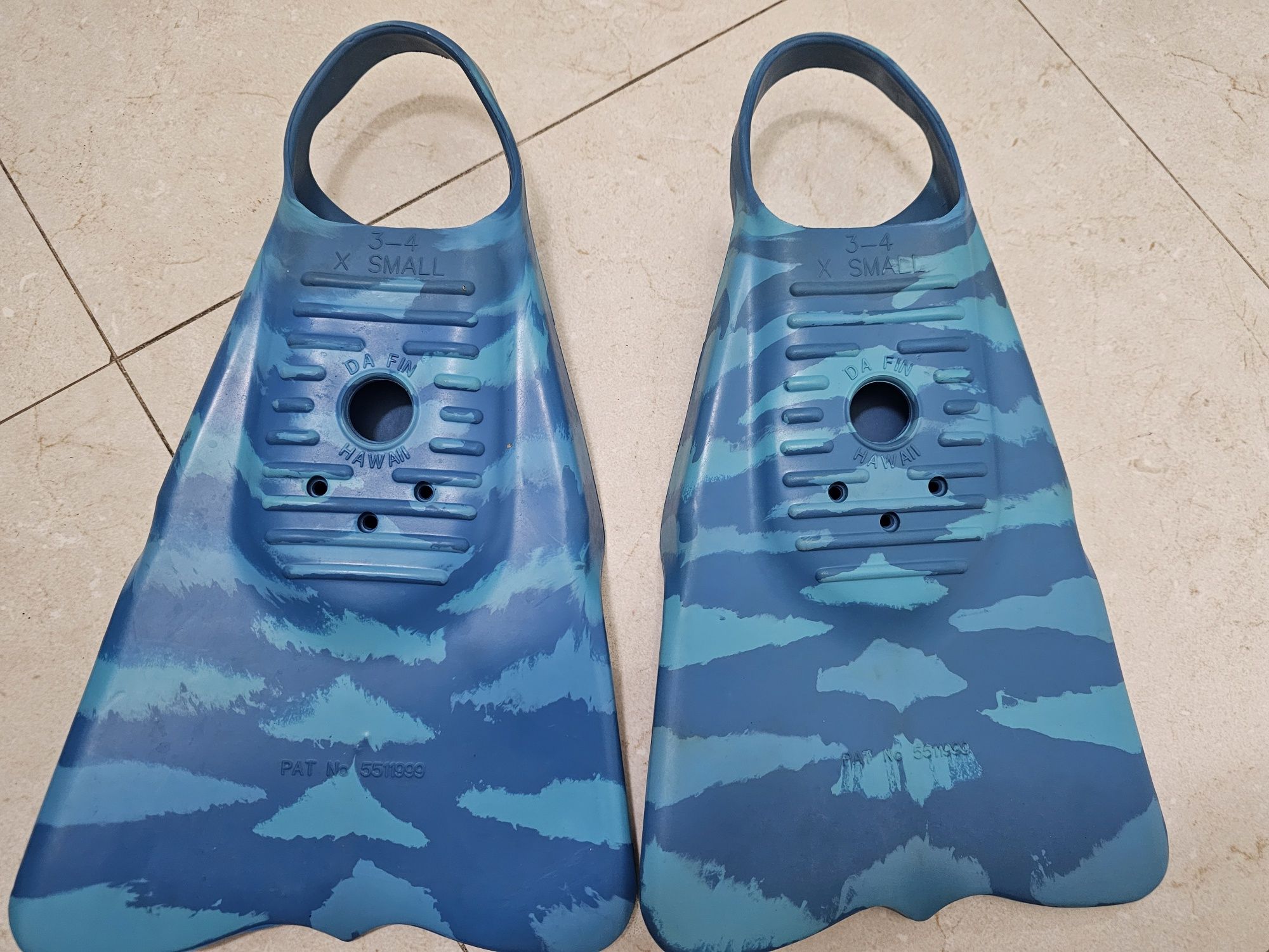 Pés de Pato Dafin SIGNATURE ZAK NOYLE Ocean Blue XS/36-37