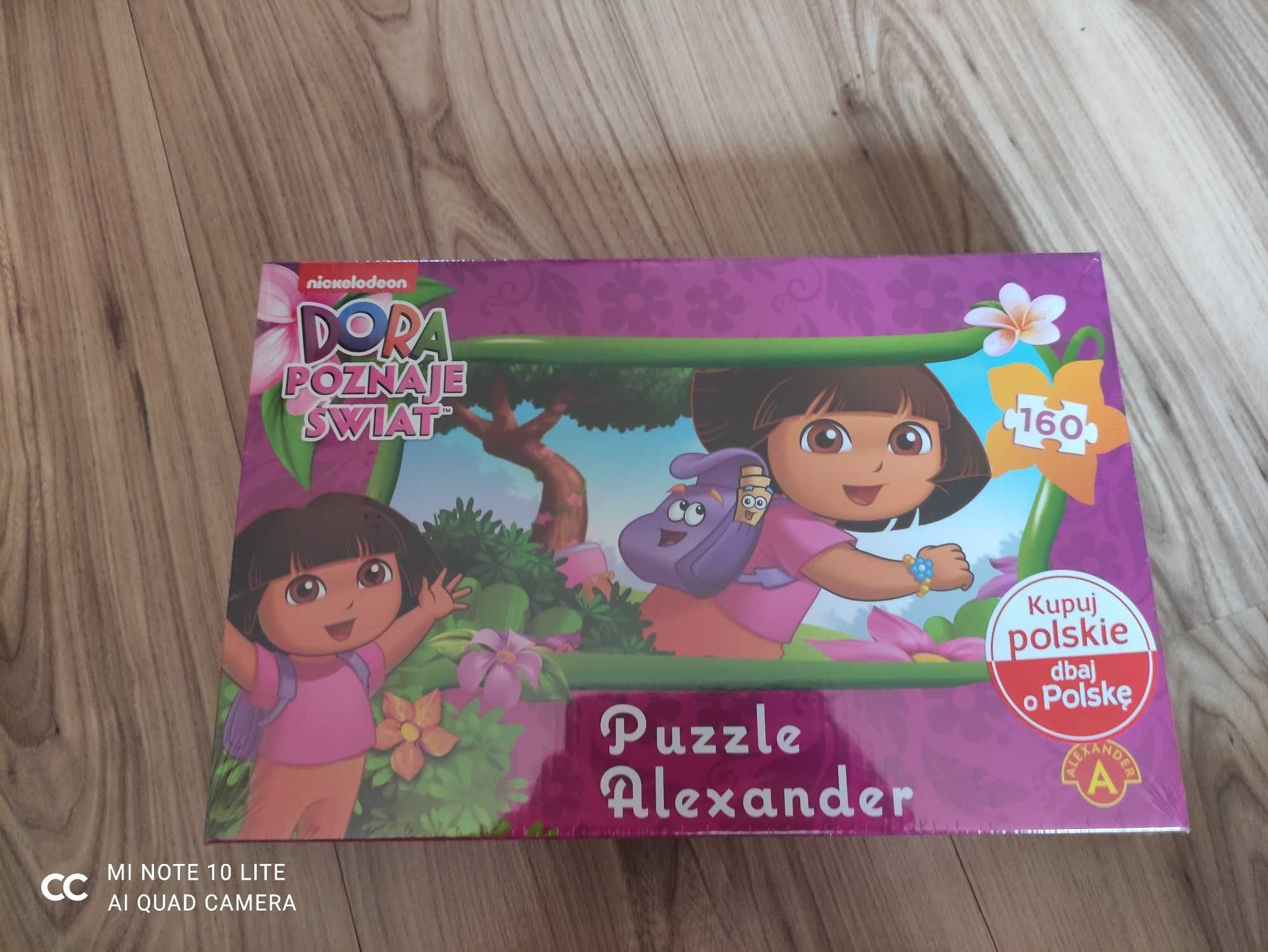 Puzzle Dora poznaje świat