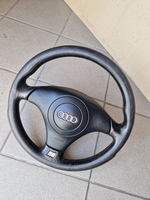 Kierownica skórzana audi a6 c5 a4 b5 duży wieloklin