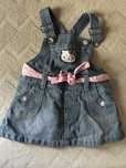 Sukienka jeansowa Hello Kitty