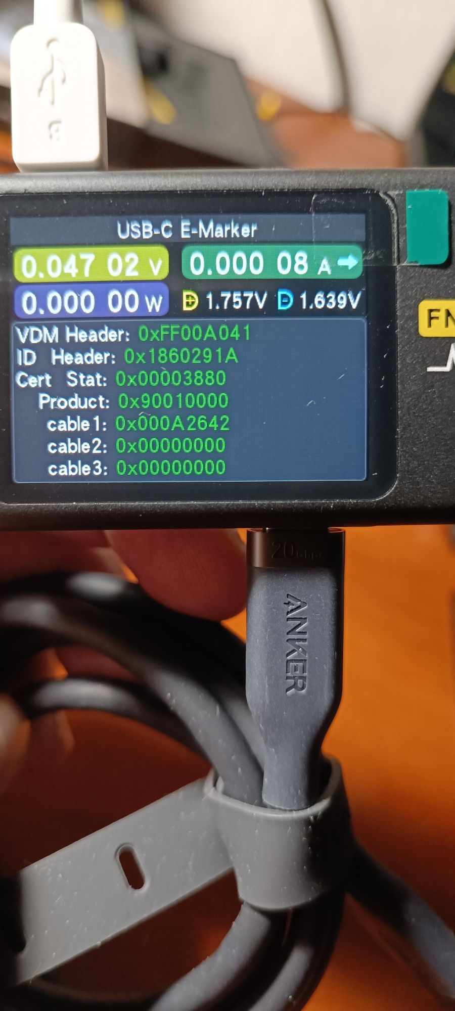 Кабель Anker USB 3.2 Gen 2 Type C на 240w